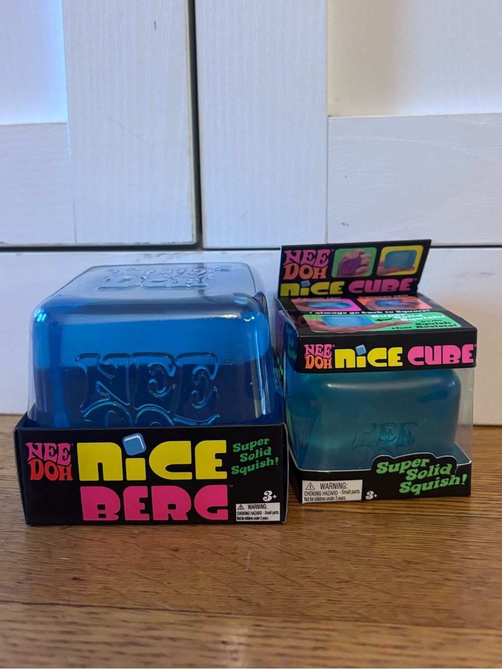 Schylling NeeDoh & Squishy Sensory Fidget Bundle - Niceberg & Cube